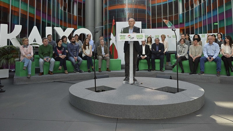 Presentación candidatura Juntas Generales Araba Ramiro González