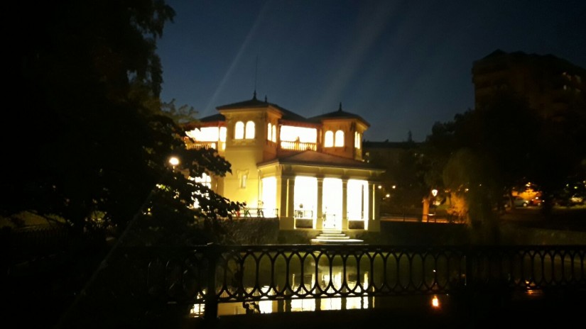 El Casino del parque de Lamuza luce todo su esplendor