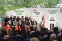 Mitin electoral en Laudio: Juanma Ibarretxe, Ramiro González, Iñigo Urkullu y Andoni Ortuzar