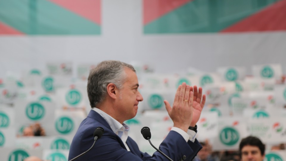 Iñigo Urkullu candidato a Lehendakari 2016