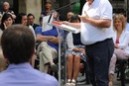 Andoni Ortuzar, Ramiro González, Gorka Urtaran. Presentación de los candidatos a diputado general de Álava y alcalde de Vitoria-Gasteiz